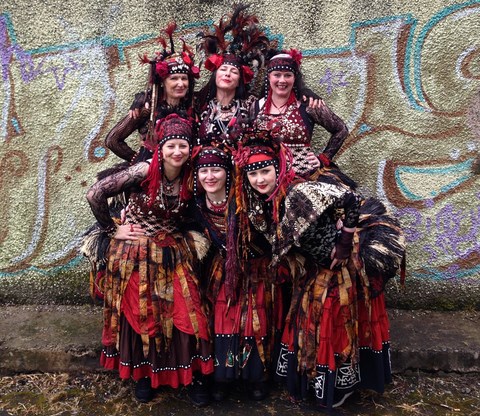Gruop photo of the Urban Gypsies at New Mills